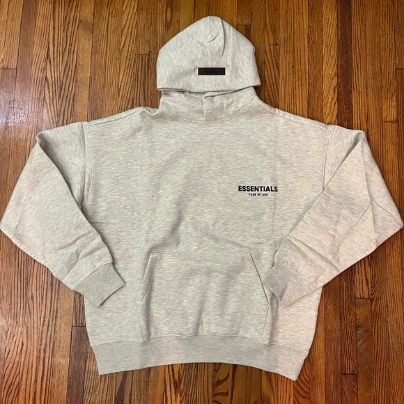 BRAND NEW FEAR OF GOD ESSENTIALS LIGHT OATMEAL FW22 SMALL - Picture 1 of 6